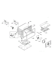 Cavity parts for Bosch Wall Oven HBL8751UCC/01 from AppliancePartsPros.com