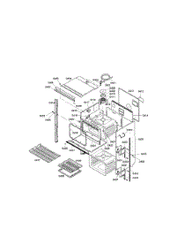 Upper Body parts for Bosch Wall Oven HBN5052AUC/01 from AppliancePartsPros.com