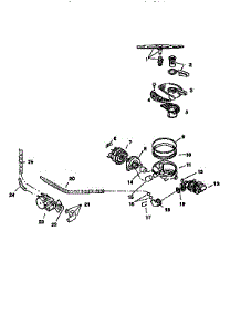 Motor   /   Valve parts for Bosch Dishwasher SMU7052 from AppliancePartsPros.com