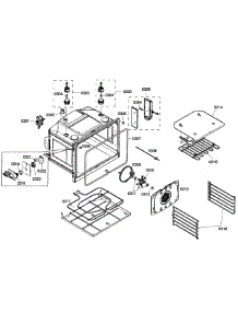 Oven Assembly parts for Bosch Wall Oven HBL8450UC/03 from AppliancePartsPros.com
