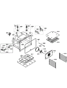 Oven Assembly parts for Bosch Wall Oven HBL8450UC/05 from AppliancePartsPros.com