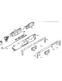 Control Panel parts for Bosch Dishwasher SHX99A15UC/19 from AppliancePartsPros.com