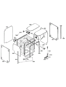 Cabinet Parts parts for Bosch Dishwasher SHX99A15UC/19 from AppliancePartsPros.com