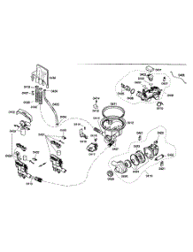 Pump Assembly parts for Bosch Dishwasher SHX99A15UC/19 from AppliancePartsPros.com