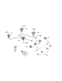 Burners parts for Bosch Range HDS7132U/01 from AppliancePartsPros.com