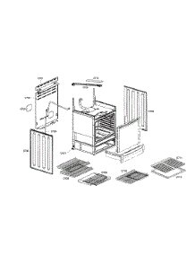 Racks  /  Side Panels parts for Bosch Range HDS7132U/01 from AppliancePartsPros.com