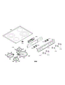 Cooktop parts for Bosch Range HEI7282U/01 from AppliancePartsPros.com