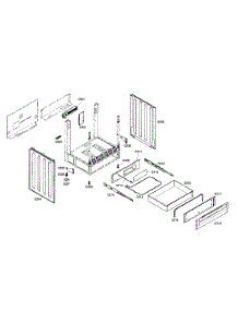 Side Panels  /  Drawer parts for Bosch Range HEI7282U/01 from AppliancePartsPros.com