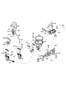 Pump Assembly parts for Bosch Dishwasher SHV99A13UC/19 from AppliancePartsPros.com