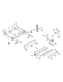Base 2 Assembly parts for Bosch Dishwasher SHV99A13UC/19 from AppliancePartsPros.com