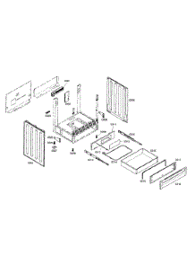 Side Panels  /  Drawer parts for Bosch Range HEI7152U/01 from AppliancePartsPros.com