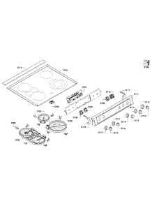 Cooktop & Control Panel parts for Bosch Range HEI7052U/04 from AppliancePartsPros.com