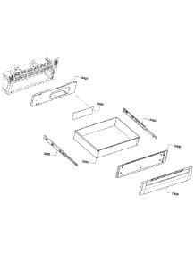 Drawer Assembly parts for Bosch Range HEI7052U/04 from AppliancePartsPros.com