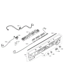 Control Panel parts for Bosch Dishwasher SHX3AR55UC/12 from AppliancePartsPros.com