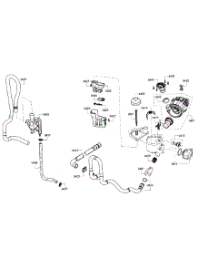 Pump & Pipe Assembly parts for Bosch Dishwasher SHX3AR55UC/12 from AppliancePartsPros.com