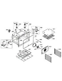 Oven Assembly parts for Bosch Wall Oven HBL8450UC/04 from AppliancePartsPros.com