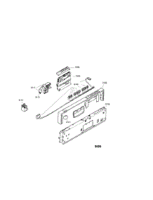 Control Panel parts for Bosch Dishwasher SRV53C03UC/30 from AppliancePartsPros.com