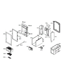 Icemaker parts for Bosch Freezer B24ID80NRP/01 from AppliancePartsPros.com