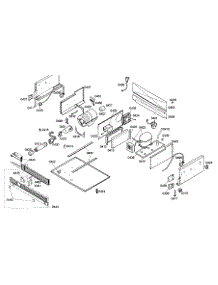 Compressor parts for Bosch Freezer B30IF70NSP/06 from AppliancePartsPros.com