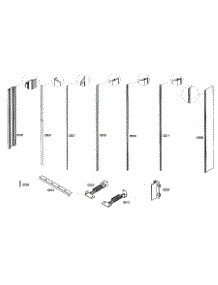 Molding parts for Bosch Freezer B30IF70NSP/06 from AppliancePartsPros.com