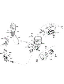 Pump parts for Bosch Dishwasher SHX57C05UC/38 from AppliancePartsPros.com