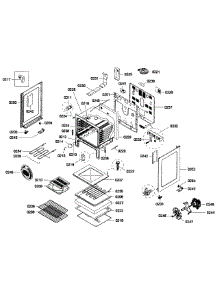 Oven Assembly parts for Bosch Range HES5053U/02 from AppliancePartsPros.com