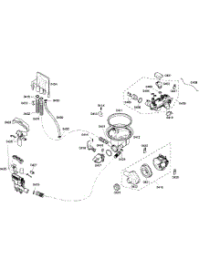 Pump parts for Bosch Dishwasher SHX57C05UC/47 from AppliancePartsPros.com