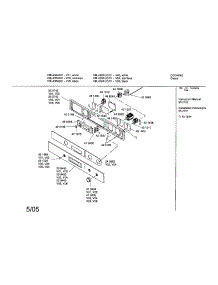 Fascia Panel parts for Bosch Wall Oven HBL432AUC/01 from AppliancePartsPros.com
