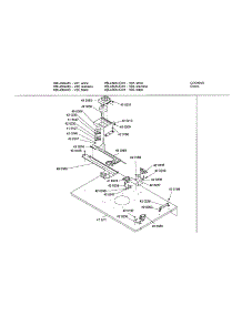 Internal Top Panel parts for Bosch Wall Oven HBL432AUC/01 from AppliancePartsPros.com