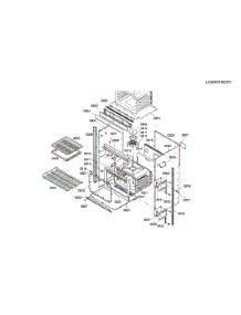 Lower Body parts for Bosch Wall Oven HBL5052AUC/01 from AppliancePartsPros.com