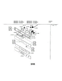 Fascia Panel parts for Bosch Wall Oven HBN446AUC/01 from AppliancePartsPros.com