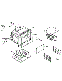 Oven Lower parts for Bosch Wall Oven HBN5650UC/02 from AppliancePartsPros.com