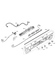 Control Panel parts for Bosch Dishwasher SHX3AR55UC/15 from AppliancePartsPros.com