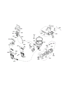 Component Assembly parts for Bosch Dishwasher SHU43C07UC/17 from AppliancePartsPros.com