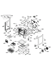 Oven Assembly parts for Bosch Range HES5053U/06 from AppliancePartsPros.com