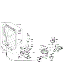 Pump Assembly parts for Bosch Dishwasher SHE68E05UC/01 from AppliancePartsPros.com