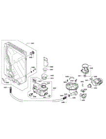 Pump Assembly parts for Bosch Dishwasher SHE68E15UC/01 from AppliancePartsPros.com