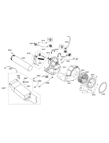 Motor Assembly parts for Bosch Dryer WTMC5330US/06 from AppliancePartsPros.com