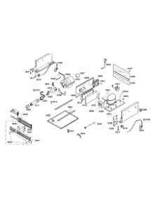 Compressor parts for Bosch Freezer B18IF70NSP/07 from AppliancePartsPros.com