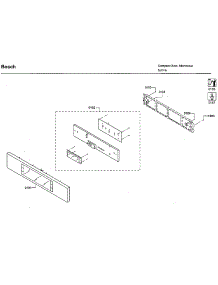 Control Panel parts for Bosch Microwave HMB50152UC/02 from AppliancePartsPros.com