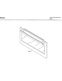 Door parts for Bosch Microwave HMB50152UC/02 from AppliancePartsPros.com