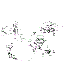 Pump Section parts for Bosch Dishwasher SHX55M05UC/52 from AppliancePartsPros.com