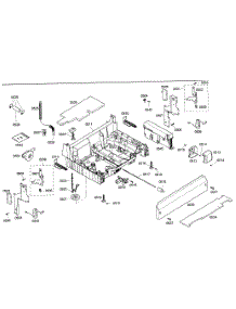 Base Assembly parts for Bosch Dishwasher SHX55M02UC/46 from AppliancePartsPros.com