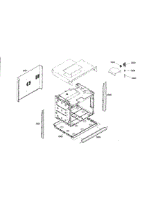Panel  /  Base  /  Side Trim parts for Bosch Wall Oven HBL3320UC/01 from AppliancePartsPros.com
