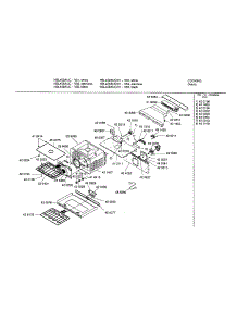 Upper Cavity parts for Bosch Wall Oven HBL456AUC/01 from AppliancePartsPros.com