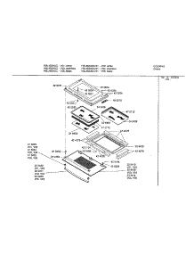 Lower Door parts for Bosch Wall Oven HBL456AUC/01 from AppliancePartsPros.com