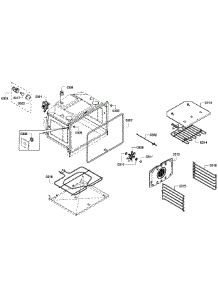 Oven Upper parts for Bosch Wall Oven HBL3560UC/08 from AppliancePartsPros.com
