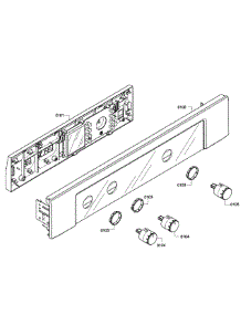 Control Panel parts for Bosch Wall Oven HBL3560UC/07 from AppliancePartsPros.com