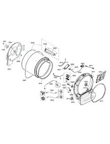 Drum Assembly parts for Bosch Dryer WTMC332BUS/05 from AppliancePartsPros.com