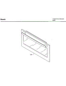 Door parts for Bosch Microwave HMB57152UC/02 from AppliancePartsPros.com